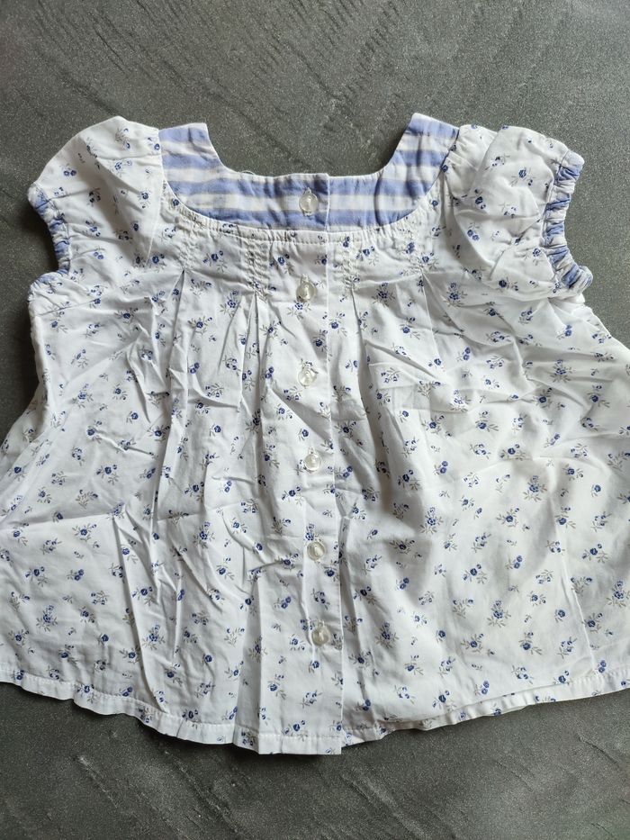 Blouse manches courtes 12 mois sergent major - photo numéro 3