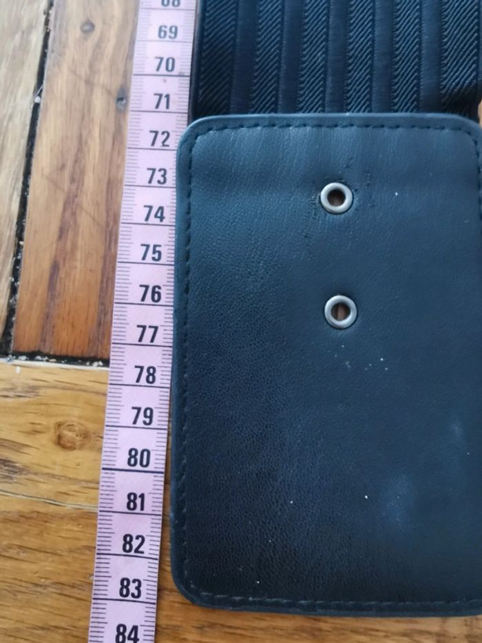 Ceinture large noir élastique. Taille 83 cm - photo numéro 10