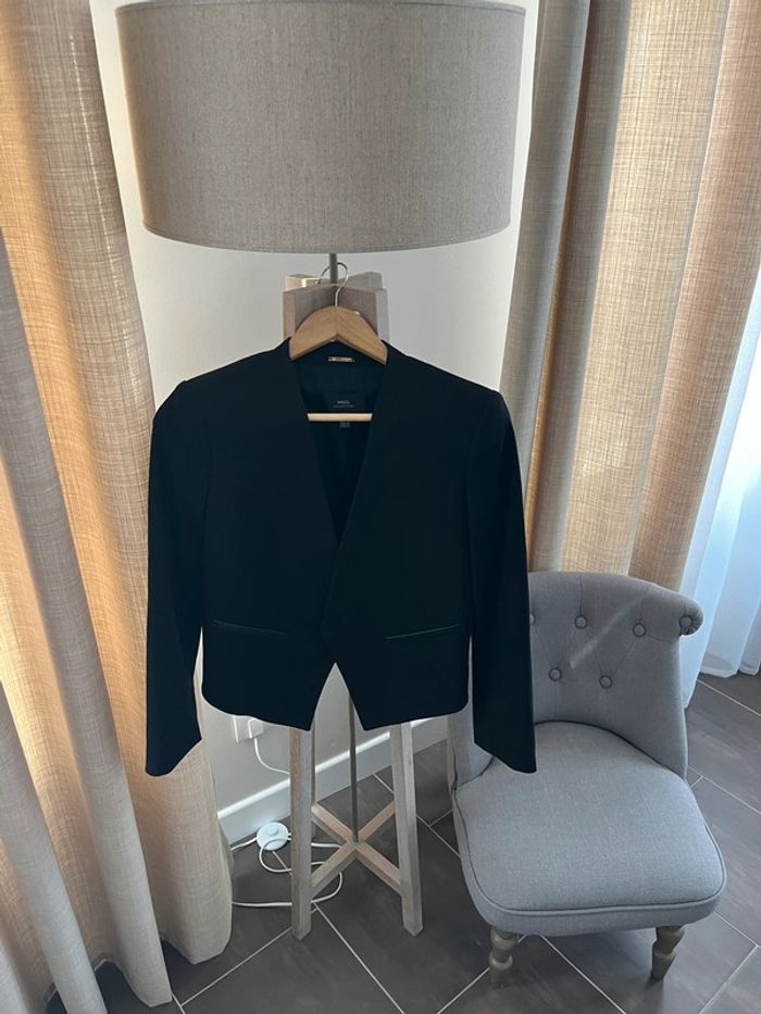Veste courte femme noir Mango taille M