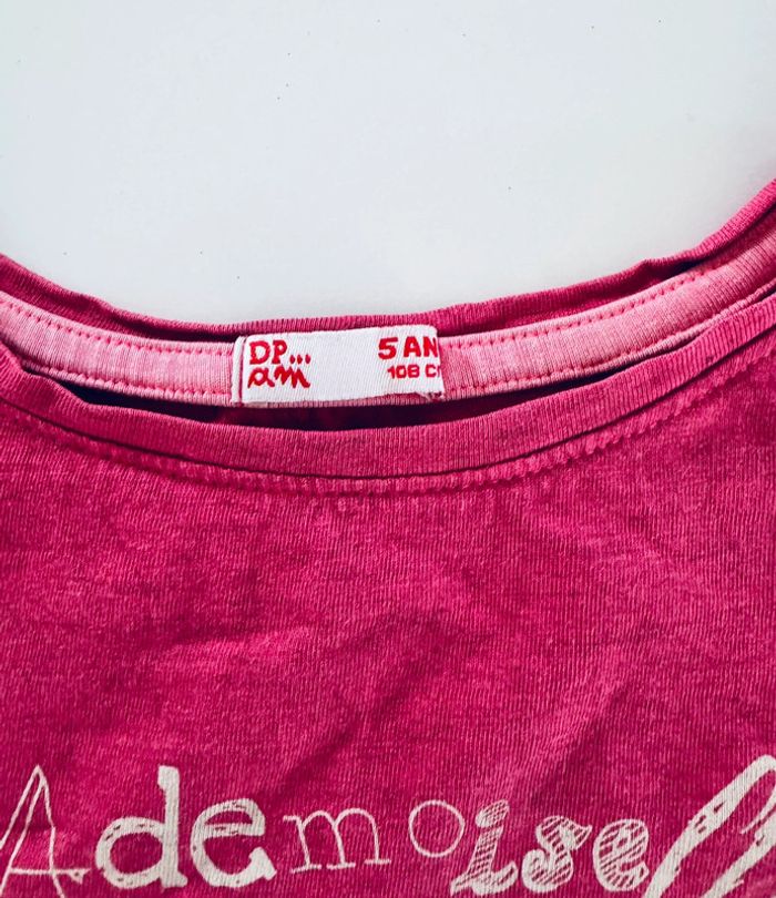 Tee shirt DPAM + tee shirt la halle 5 ans offert - photo numéro 2