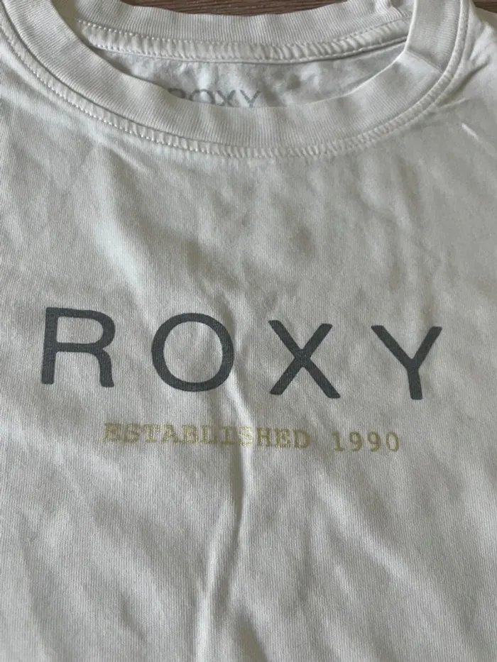 Tee shirt blanc Roxy - photo numéro 2