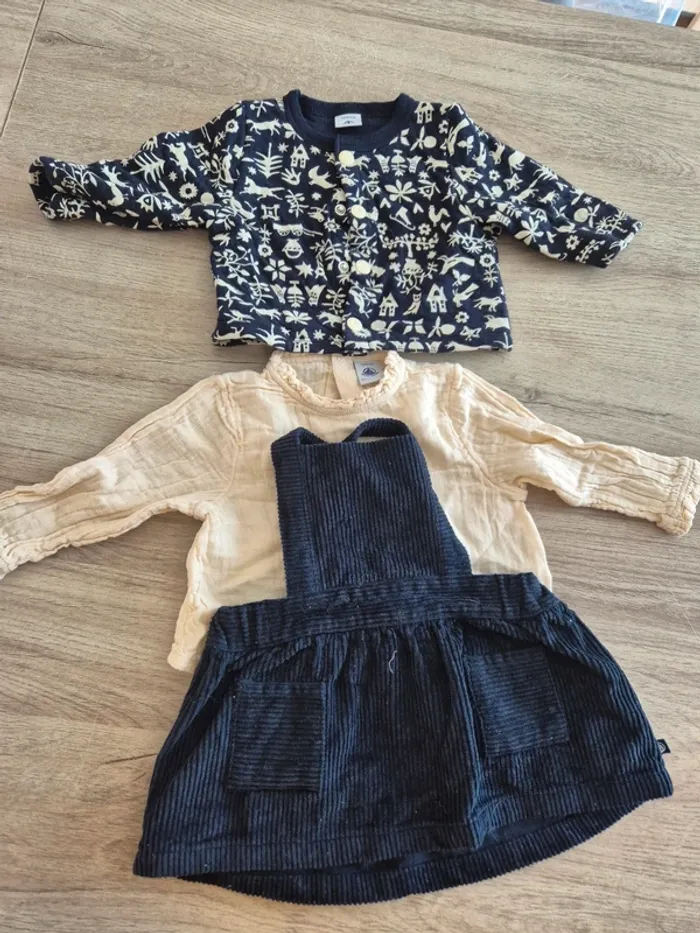 Ensemble petit bateau 6 mois