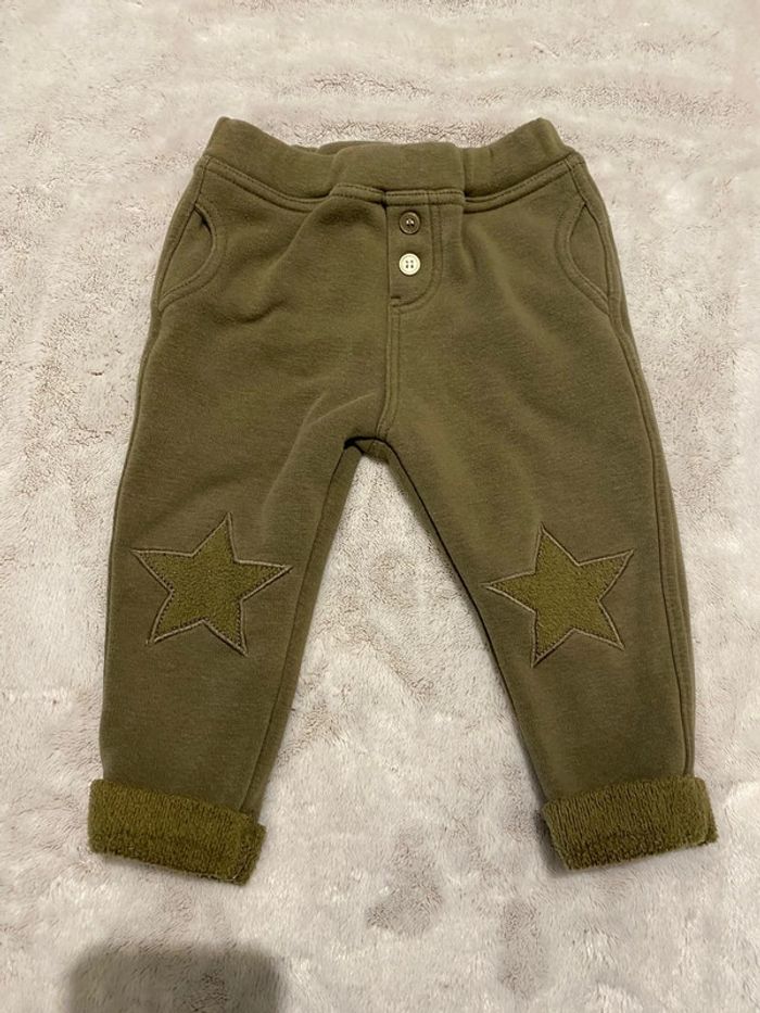 Pantalon chaud étoiles Z 12 mois