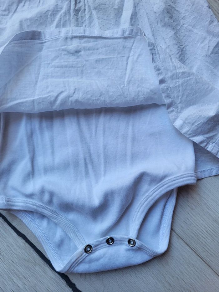 Blouse body en plumetis cyrillus 2ans - photo numéro 3