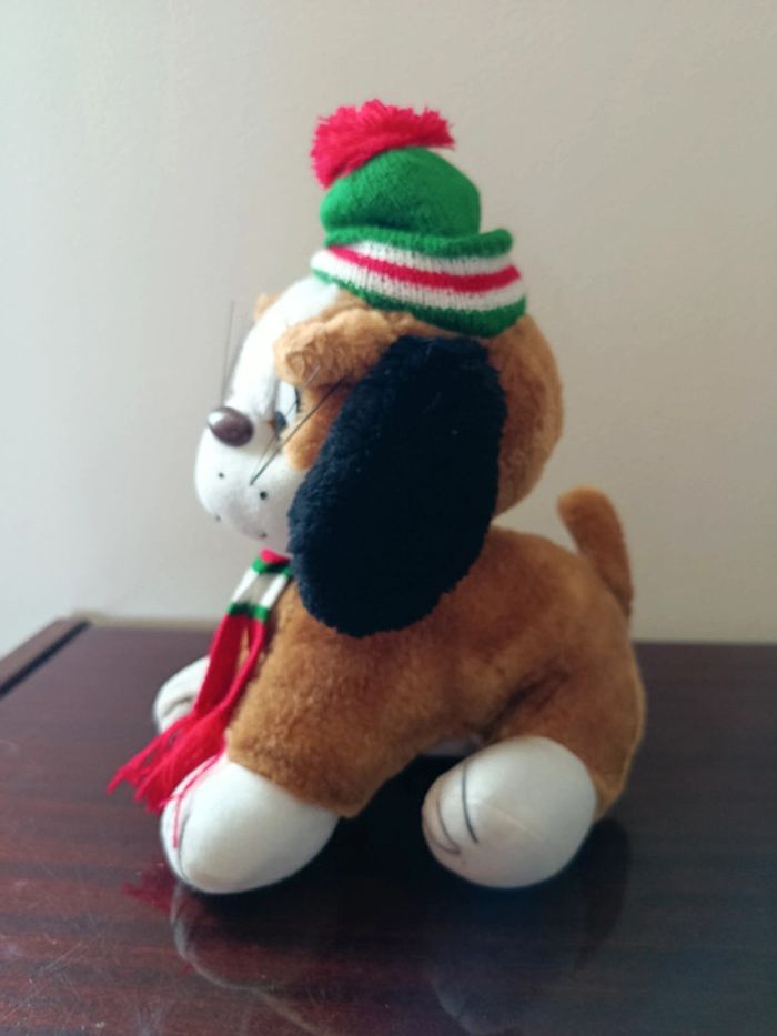 Chient vintage couleur noël - photo numéro 3