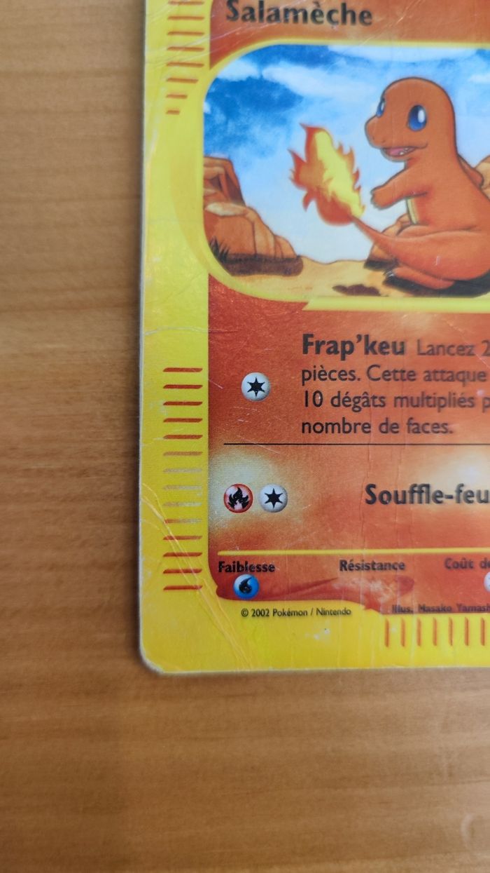 Reverse Salamèche 92/165 Serie Expédition carte pokémon bloc Wizards - photo numéro 5