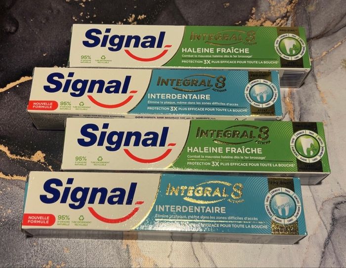 Lot dentifrise signal
