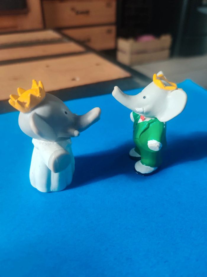 Figurines Babar Brunhoff pvc - photo numéro 2