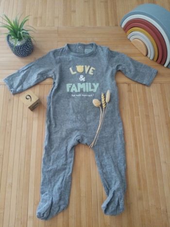 Pyjama coton 9mois