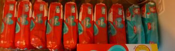Lot de 10 paquets de 46 et 47 couches taille 3