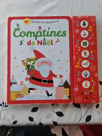 Livre musical comptines de Noël