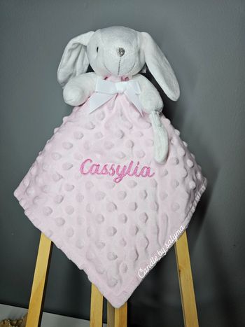 Doudou lapin personnalisé 