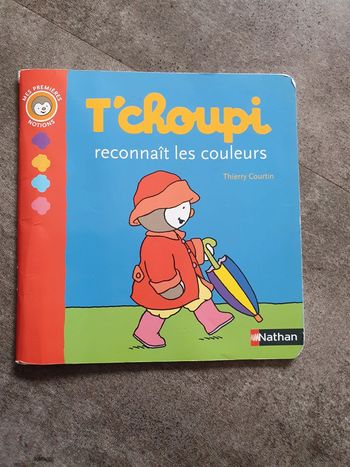 Livre tchoupi reconnaît les couleurs