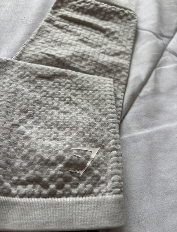 Legging Gymshark vital sculpt seamless femme gris clair Taille S/36 Taille haute - photo numéro 4