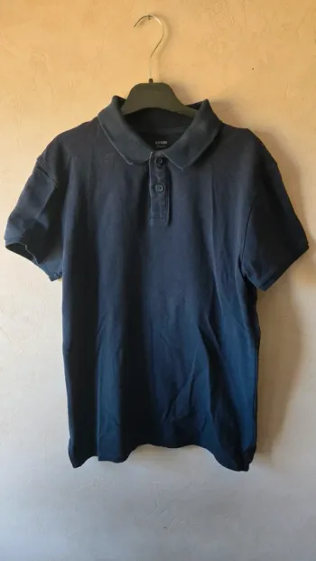 Polo bleu marine KIABI – Taille S
