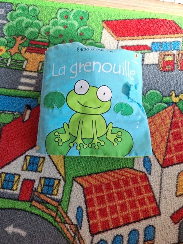 Livre Grenouille en tissu