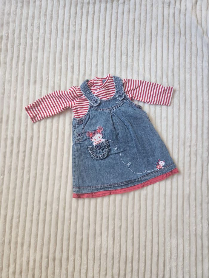 Lot 2 ensembles mignons bébé fille – 6 mois - photo numéro 2