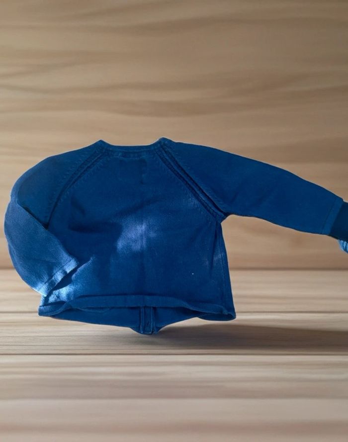Gilet bleu marine Zara - photo numéro 2