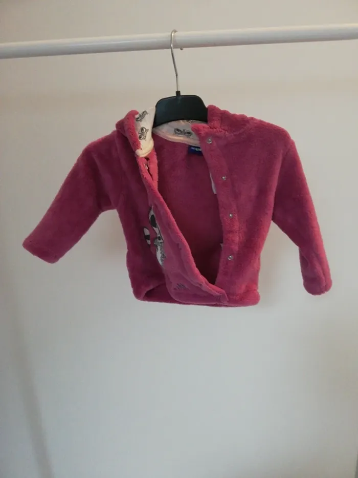 Veste pull polaire 62/68cm - photo numéro 2