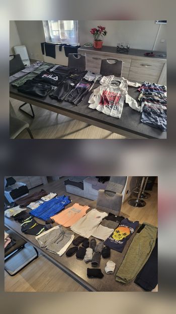 Lot vêtements garçon taille 8/10 ans