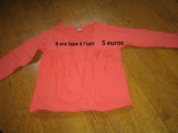 lot de 4 gilets léger été fille 8 ans orchestra et TAO