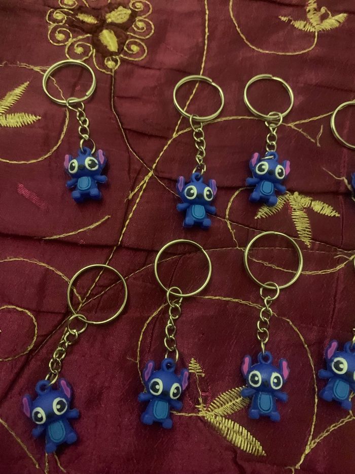 Lot de 10 porte clé Stich - photo numéro 2