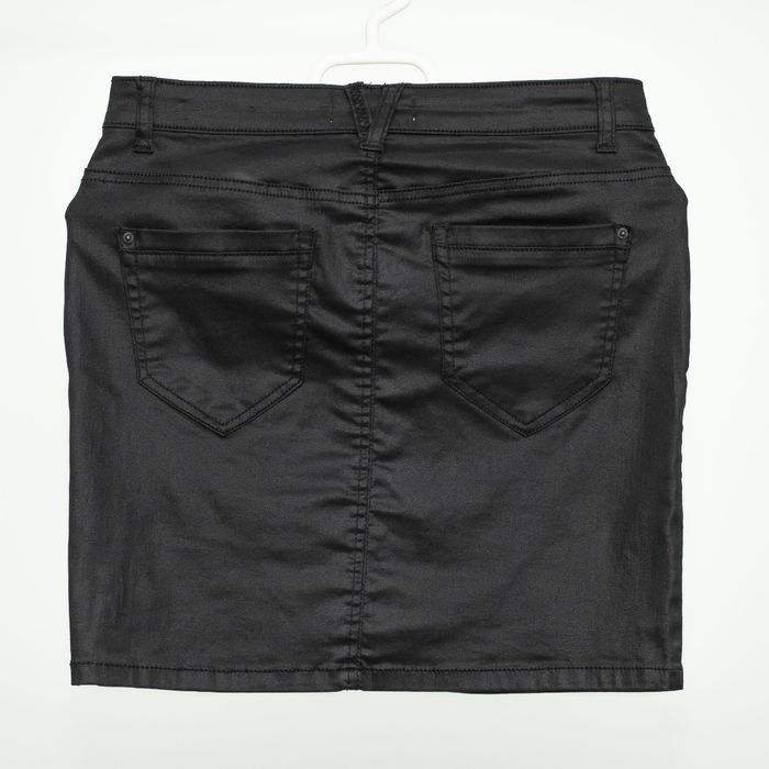 Jupe femme en semi cuir