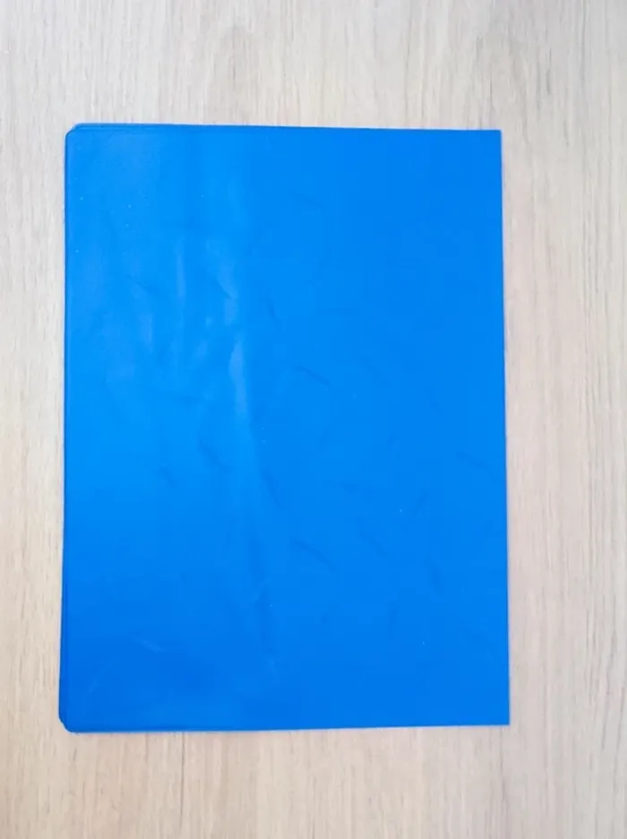 Lot 3 protège-cahier noir vert bleu - A4 - photo numéro 9