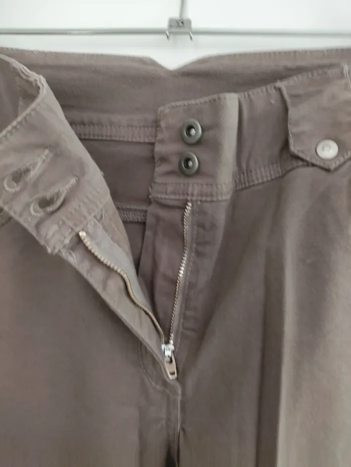 Pantalon droit marron taupe femme T42 Blancheporte - photo numéro 3