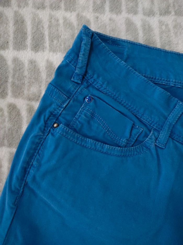 Pantalon jeans slim skinny stretch bleu Teddy Smith taille 40 - photo numéro 2