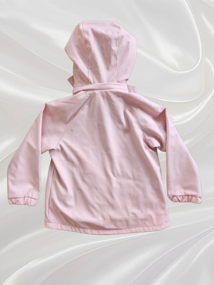 Veste coupe-vent imperméable rose fille 4 ans - photo numéro 2