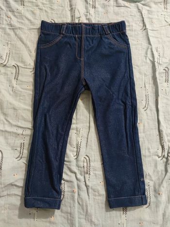 Legging/caleçon imitation jean T.24 mois