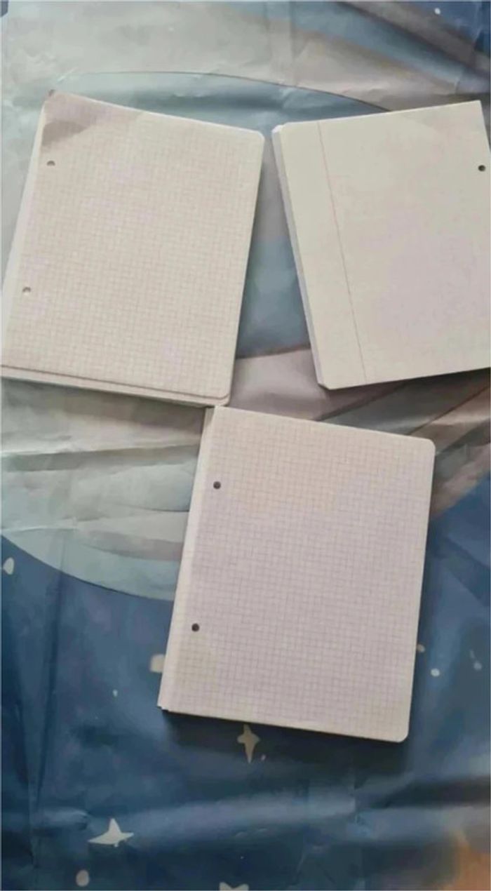 Lot feuille petit et grand carreaux - photo numéro 7