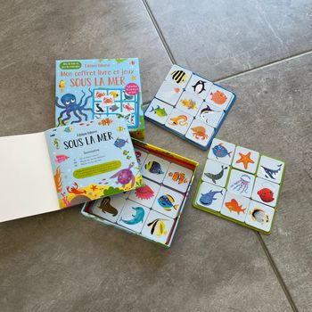 Mon coffret livre et jeu sous la mer