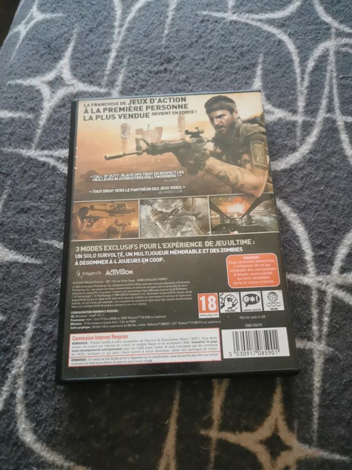 Jeu pc DVD Rom call of duty Black ops - photo numéro 2