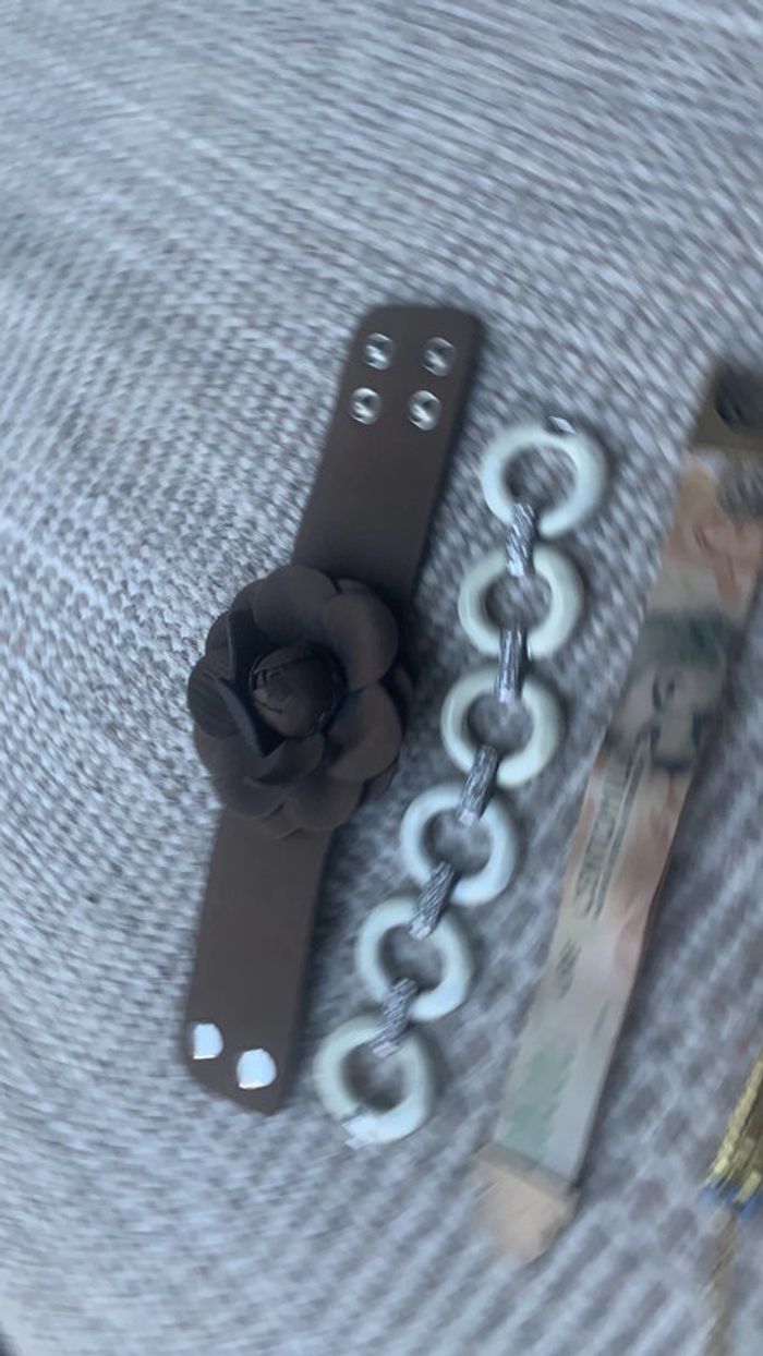 Lot de 4 bracelet thème marron beige adulte - photo numéro 6