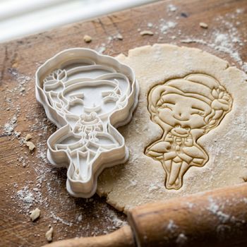Emporte-pièce Princesse Grenouille style Chibi - Découpoir Biscuit