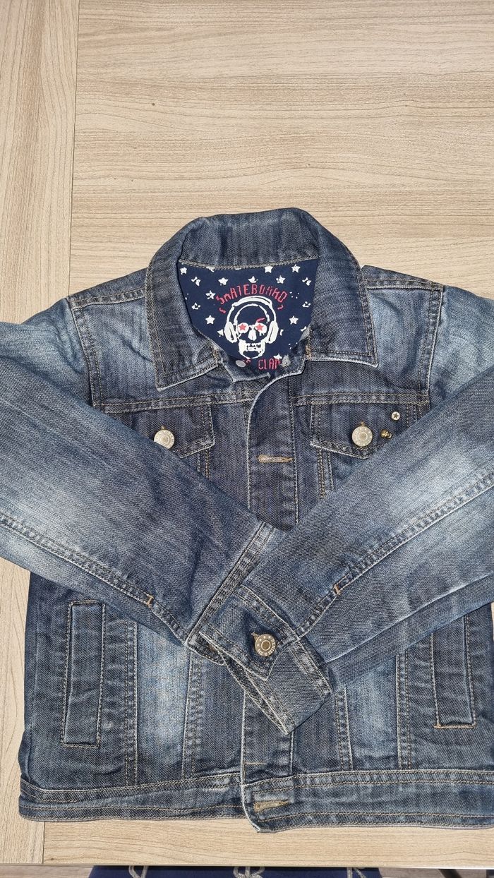 Veste en jeans 8 ans