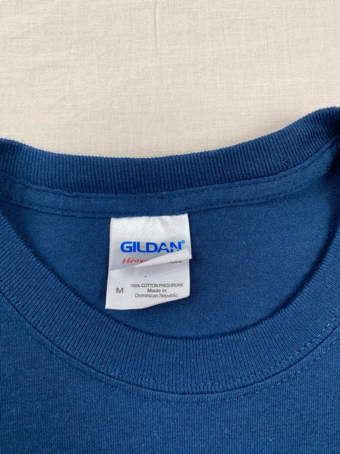 T-shirt imprimé sport USA, homme, été, Bleu Marine M - photo numéro 4