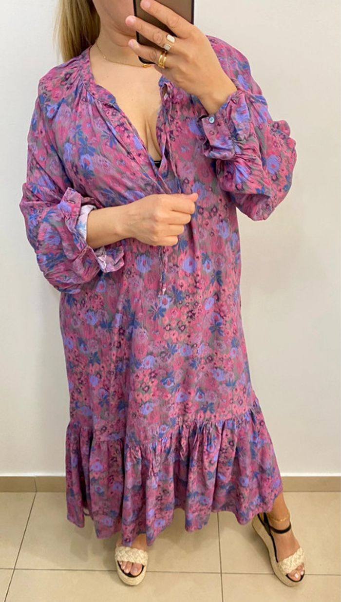 Robe Longue  Fleurie Taille M - photo numéro 2