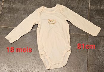 Bodie manches longues orchestra "bisous". 18 mois, 81cm