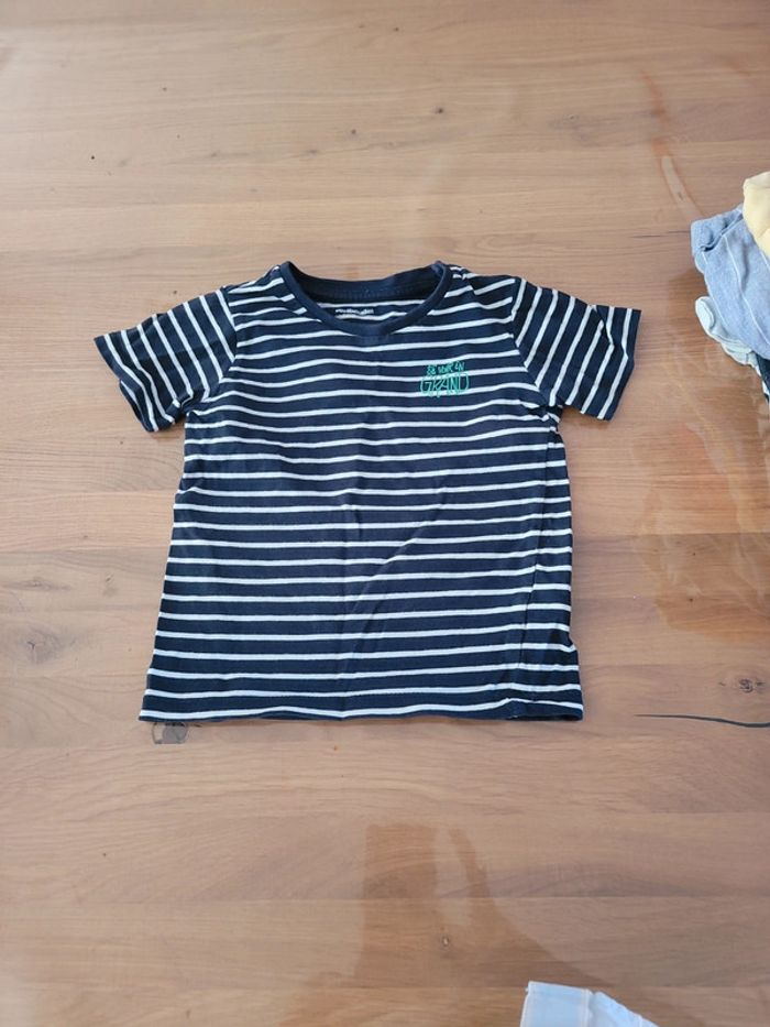 Tshirt manches courtes marinière Verbaudet