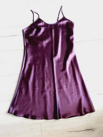 Vêtement femme nuisette chemise de nuit violette taille 40