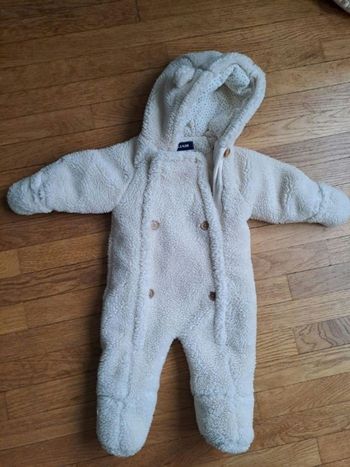 Combinaison hiver bébé ourson