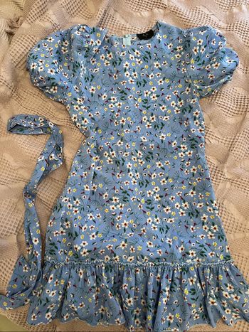 Robe d'été bleu multicolore