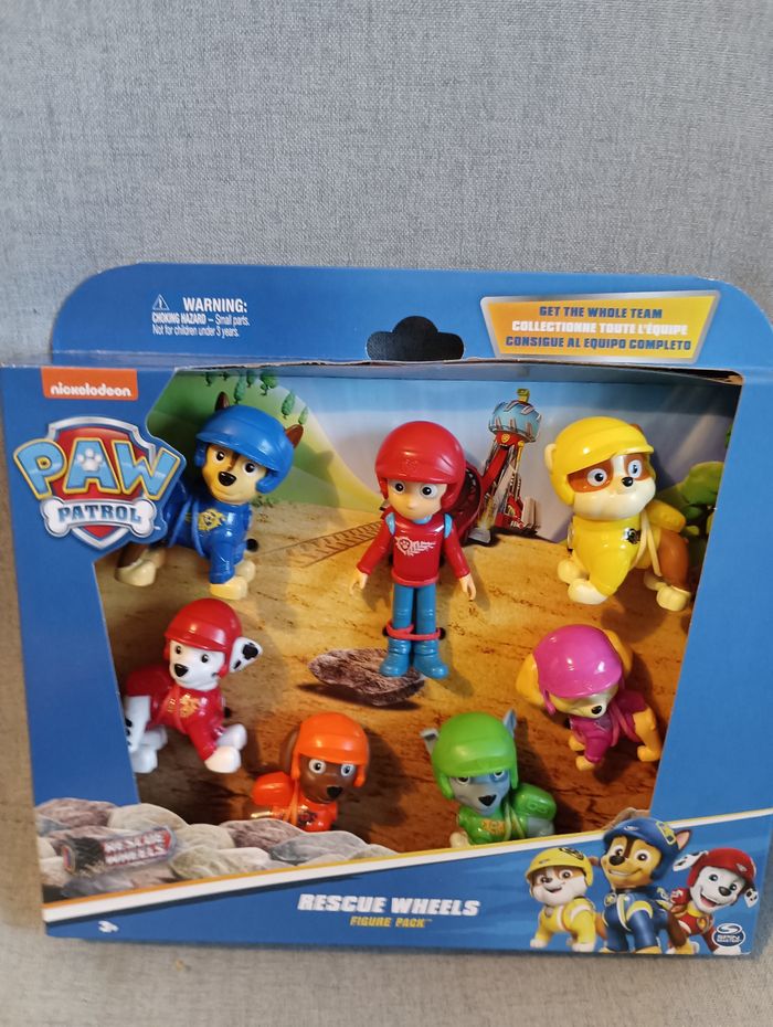 Set de 7 figurines Pat patrouille rescue wheels neuf