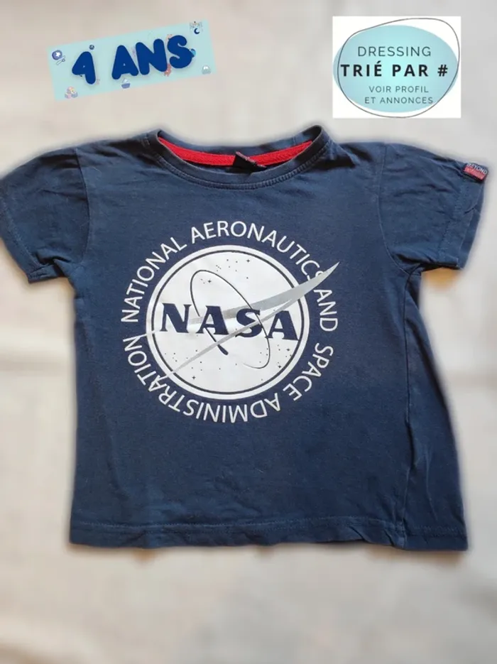 T-shirt NASA 4 ans