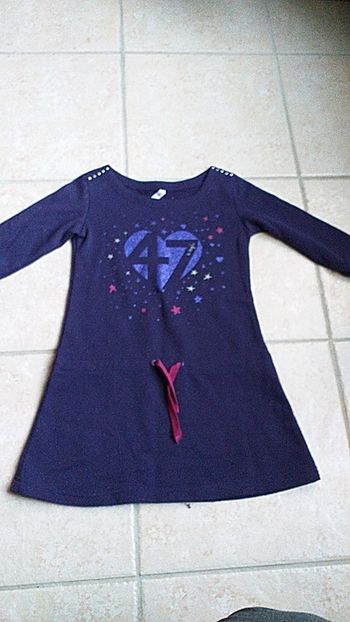 Robe violette 6 ans