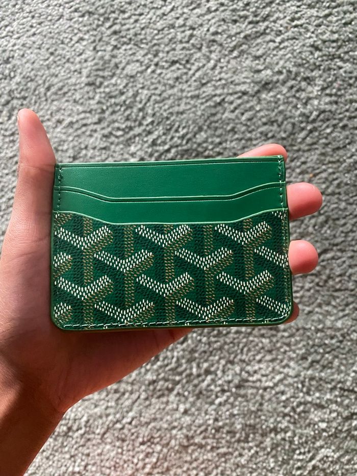 Porte carte goyard vert - photo numéro 2