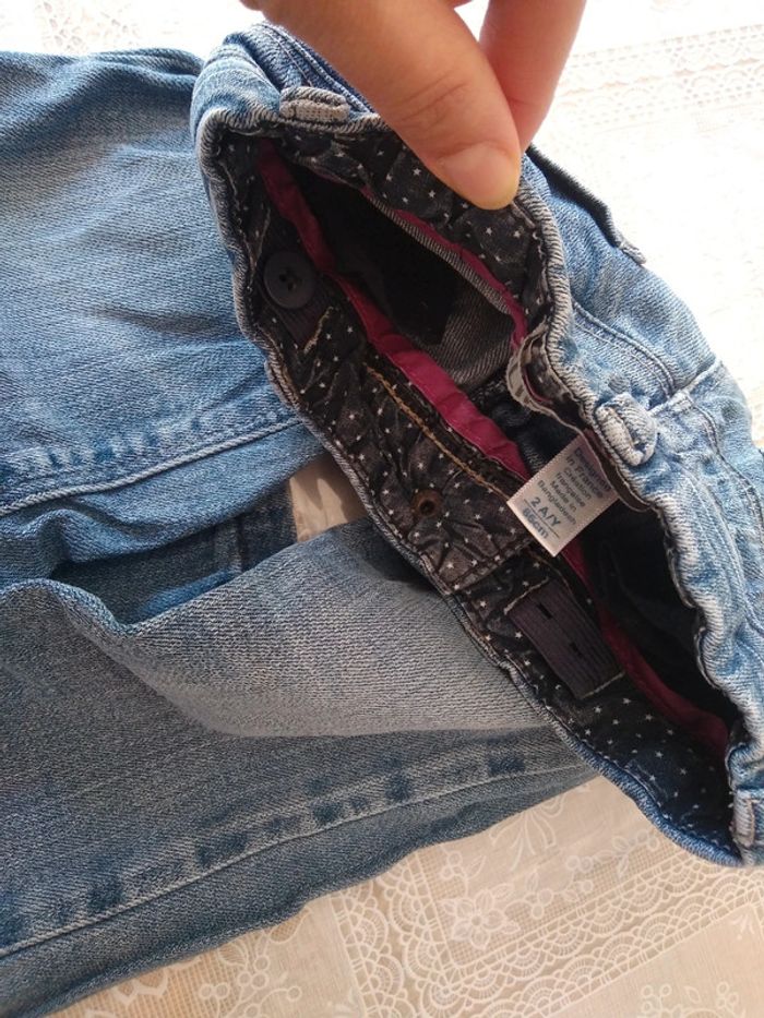 Pantalon en jean bleu 2 ans - photo numéro 6